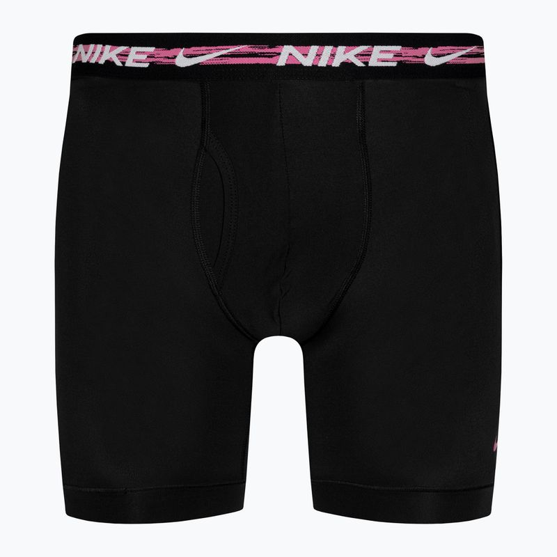Чоловічі боксерські шорти Nike Dri-FIT Ultra-Stretch Micro Brief 3 пари лазерна фуксія/корт синій/чорний 6