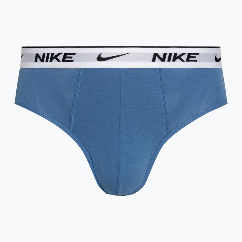 Чоловічі труси Nike Everyday Cotton Stretch Brief 3 пари зоряний синій/вовчий сірий/чорний білий 2