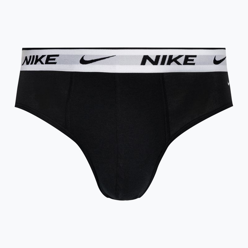 Чоловічі труси Nike Everyday Cotton Stretch Brief 3 пари зоряний синій/вовчий сірий/чорний білий 4