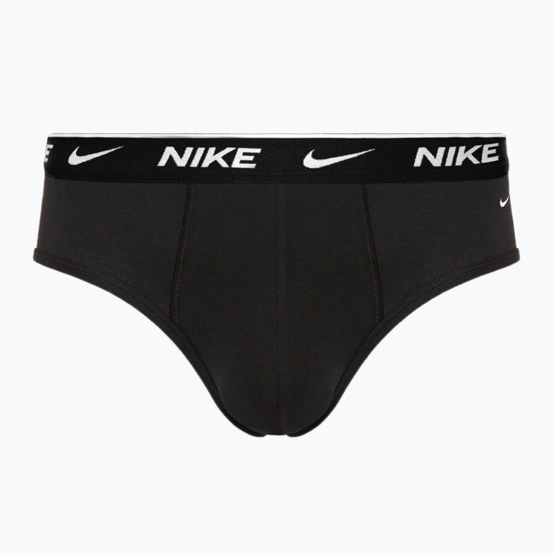 Труси чоловічі Nike Everyday Cotton Stretch Brief 3 пари black dusty/ast/arry navy 3