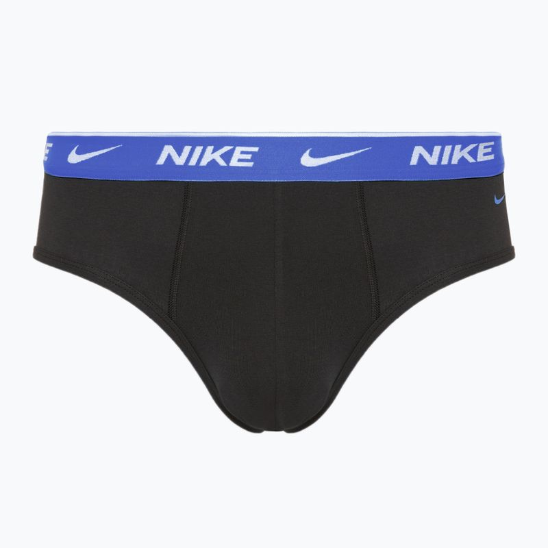 Труси чоловічі Nike Everyday Cotton Stretch Brief 3 пари black dusty/ast/arry navy 4