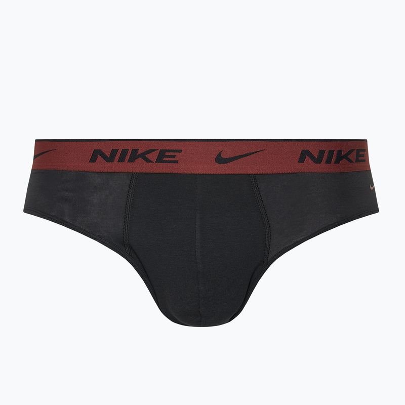 Труси чоловічі Nike Everyday Cotton Stretch Brief 3 пари cyber black/heather grey/dark pony 2