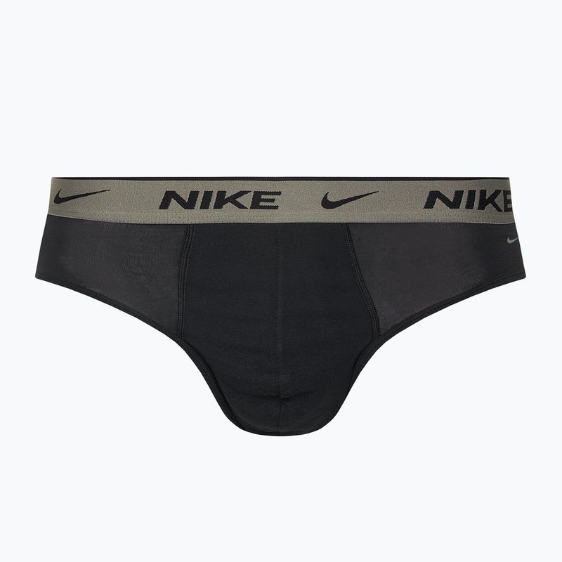 Труси чоловічі Nike Everyday Cotton Stretch Brief 3 пари cyber black/heather grey/dark pony 5