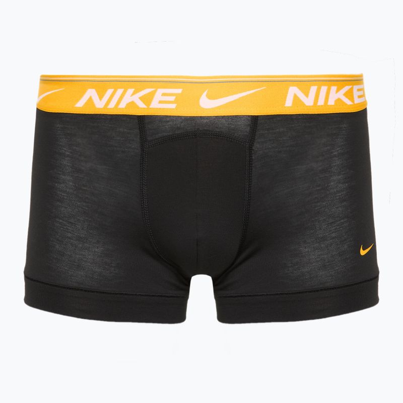 Чоловічі боксерські труси Nike Dri-FIT Ultra Comfort Trunk 3 пари чорне золото/шторм/чорний 2