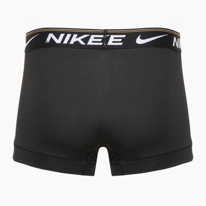 Чоловічі боксерські труси Nike Dri-FIT Ultra Comfort Trunk 3 пари чорне золото/шторм/чорний 5