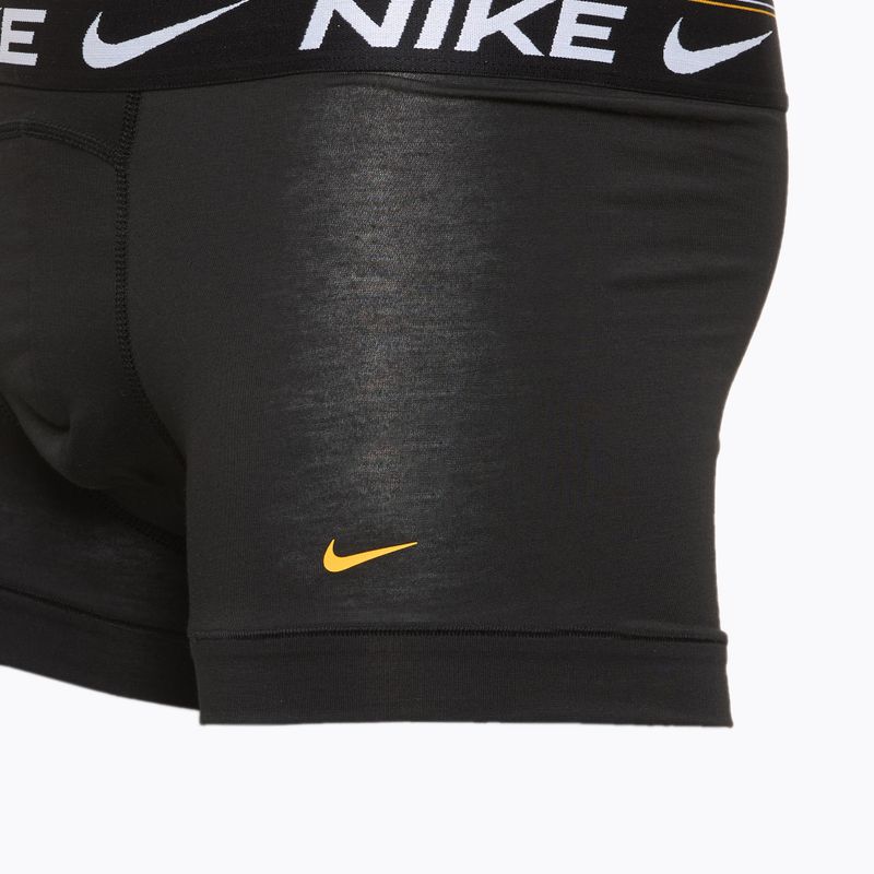 Чоловічі боксерські труси Nike Dri-FIT Ultra Comfort Trunk 3 пари чорне золото/шторм/чорний 6