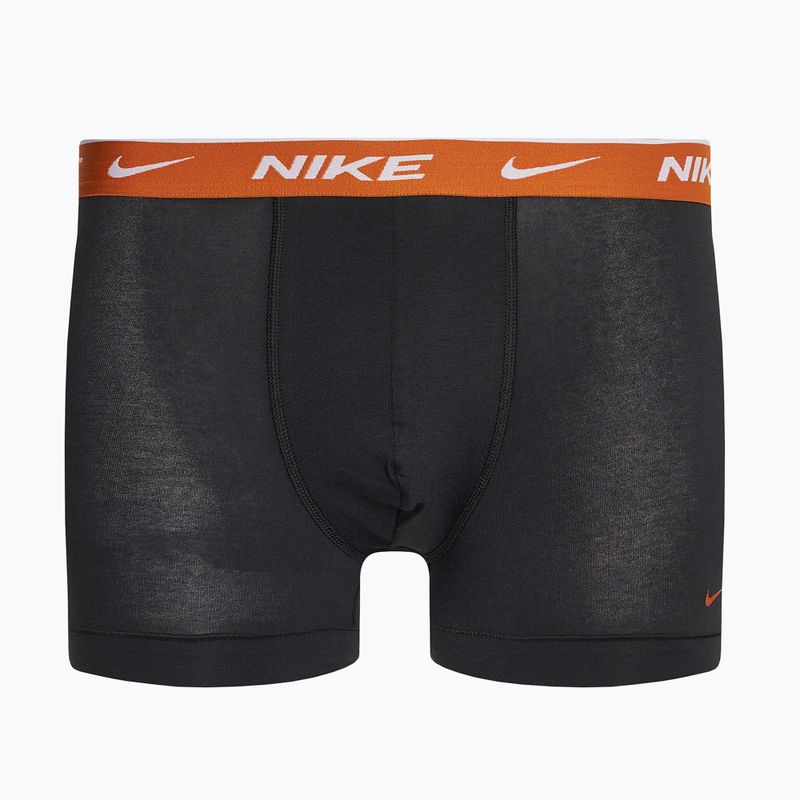 Чоловічі труси-боксери Nike Everyday Cotton Stretch Trunk 3 пари чорні/армійський темно-синій/чорні 6