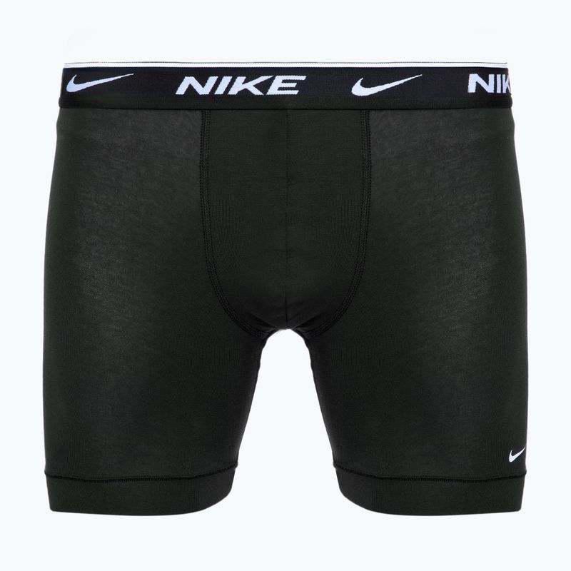 Чоловічі труси-боксери Nike Everyday Cotton Stretch 3 пари чорний/золотистий/чорний 2