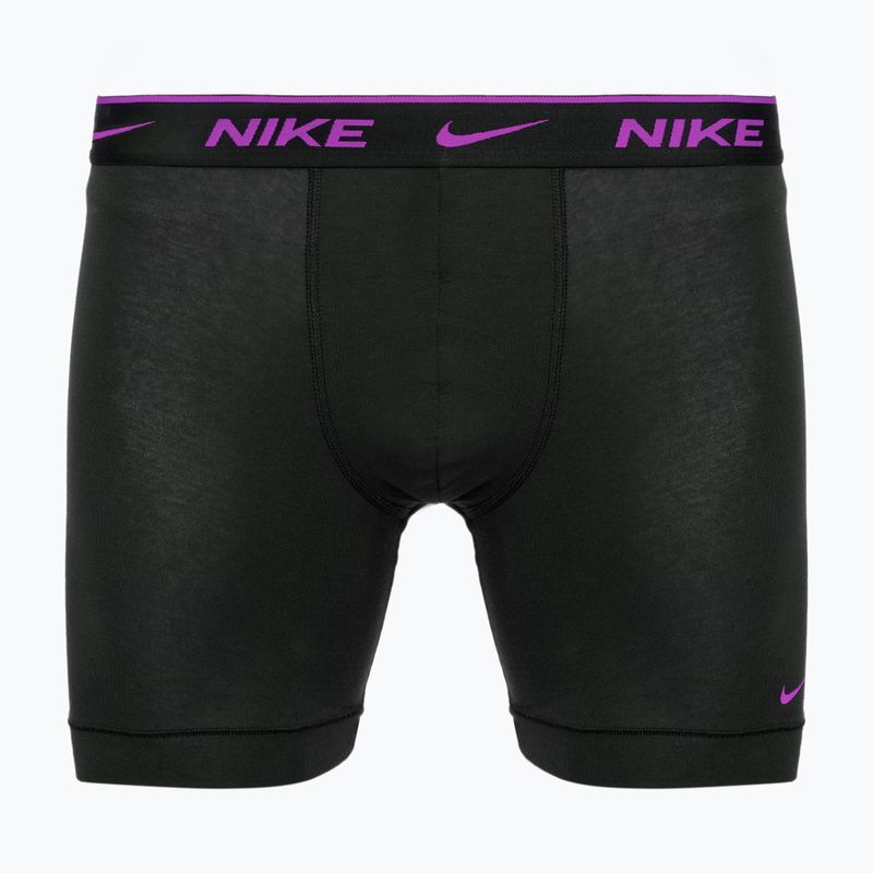 Чоловічі труси-боксери Nike Everyday Cotton Stretch 3 пари чорний/золотистий/чорний 3