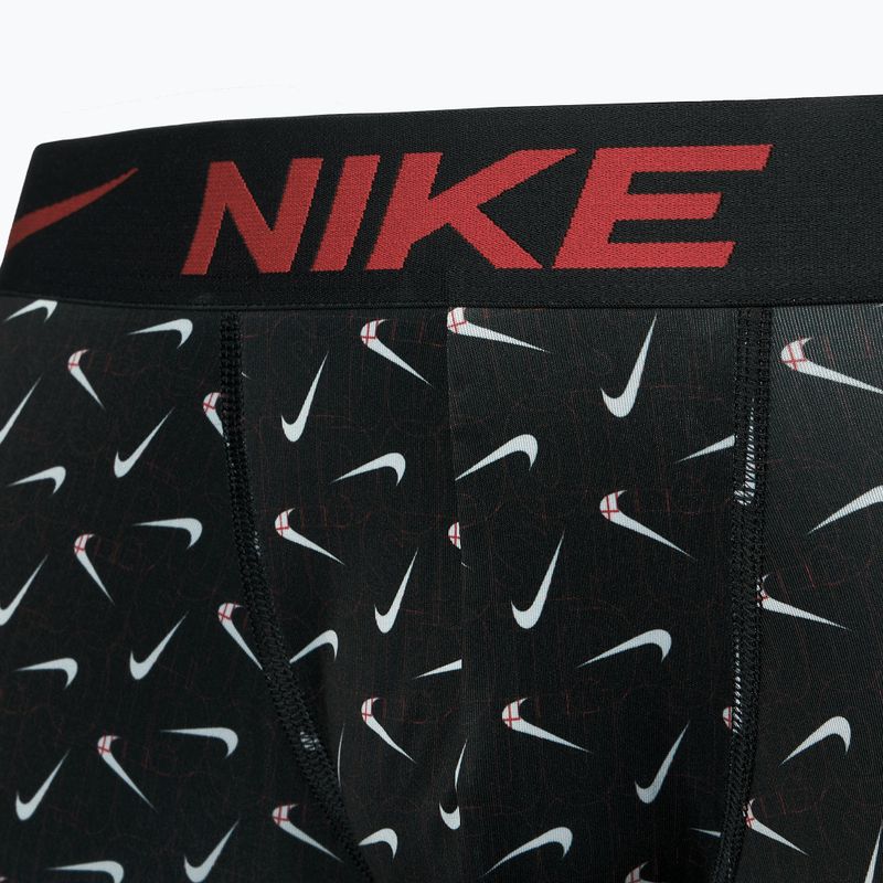 Труси чоловічі Nike Dri-Fit Essential 3 пари swoosh life print/uni red/black 10