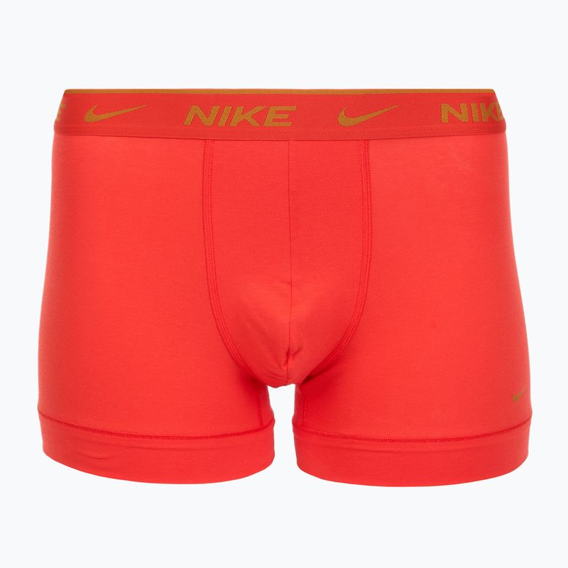 Труси чоловічі Nike Everyday Cotton Stretch Trunk 3 пари light crimson/midnight navy/black 2