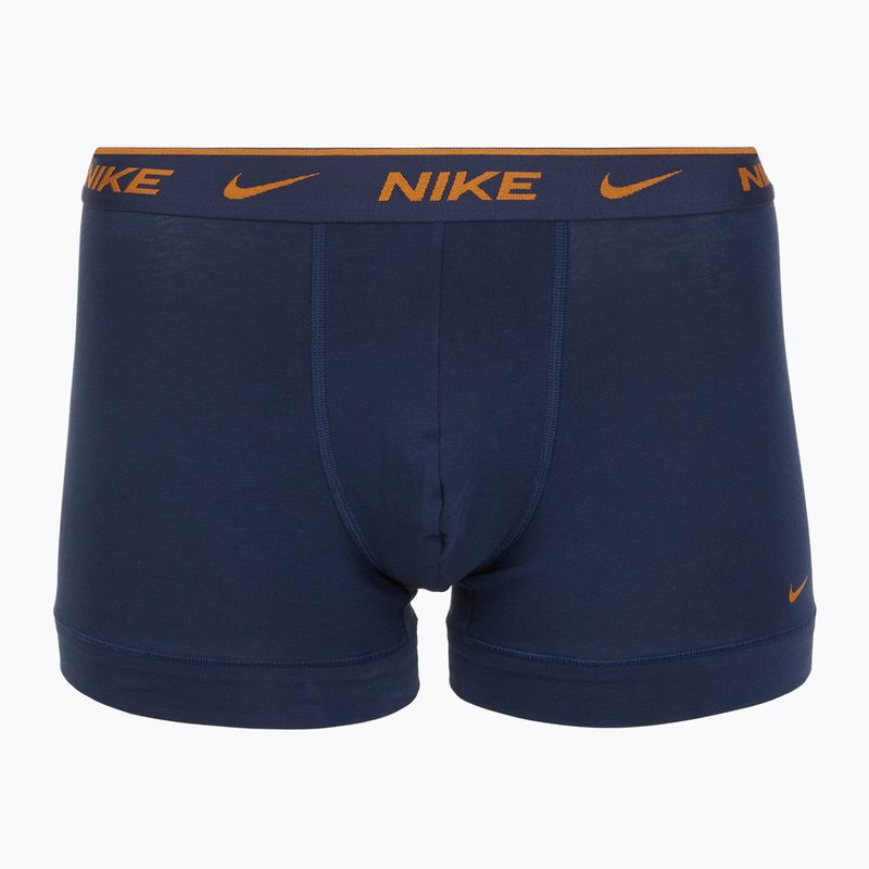 Труси чоловічі Nike Everyday Cotton Stretch Trunk 3 пари light crimson/midnight navy/black 3