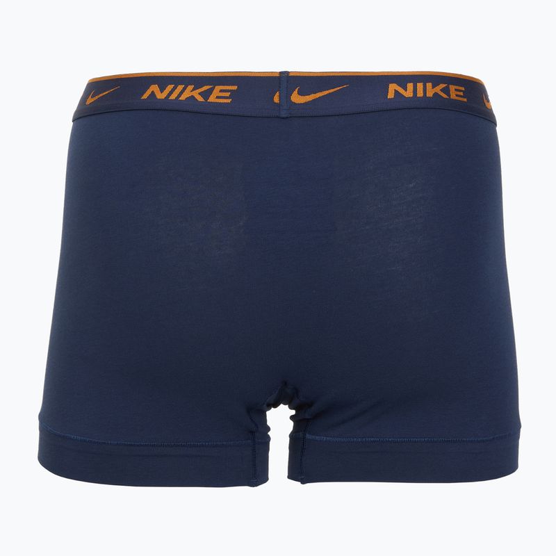 Труси чоловічі Nike Everyday Cotton Stretch Trunk 3 пари light crimson/midnight navy/black 5