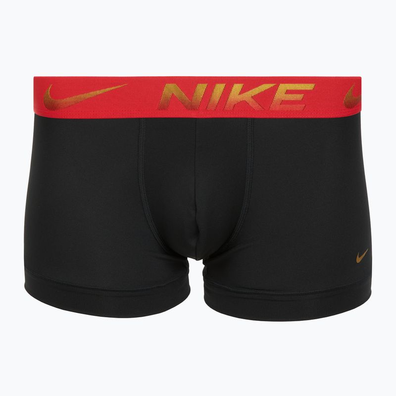 Труси чоловічі Nike Dri-Fit Essential Micro Trunk 3 пари blk/uni red/blk/uni red metallic gradient wb 3