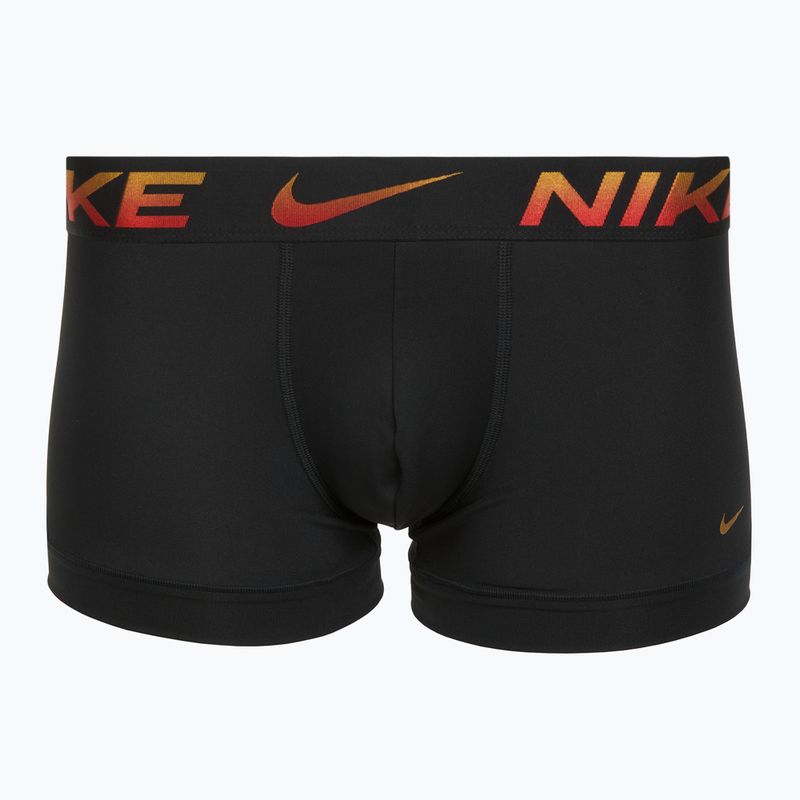 Труси чоловічі Nike Dri-Fit Essential Micro Trunk 3 пари blk/uni red/blk/uni red metallic gradient wb 4