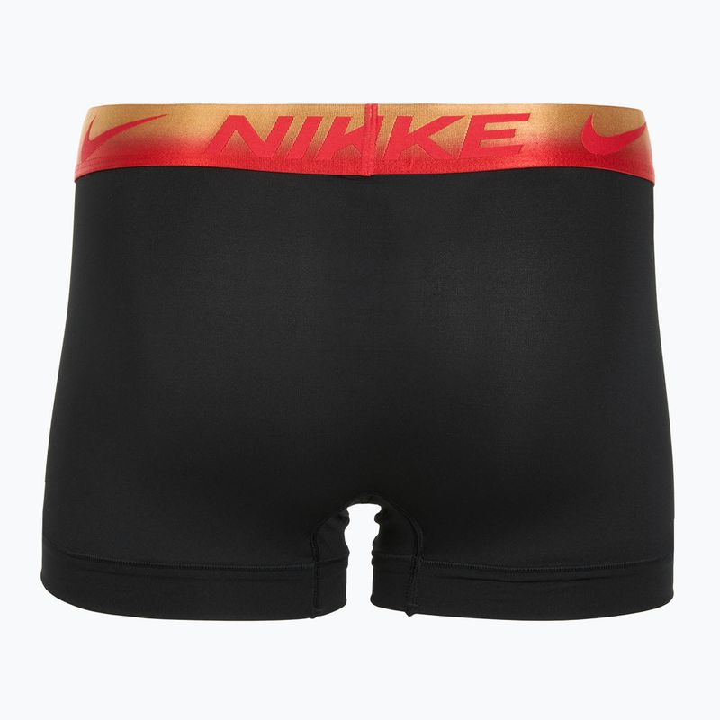 Труси чоловічі Nike Dri-Fit Essential Micro Trunk 3 пари blk/uni red/blk/uni red metallic gradient wb 5