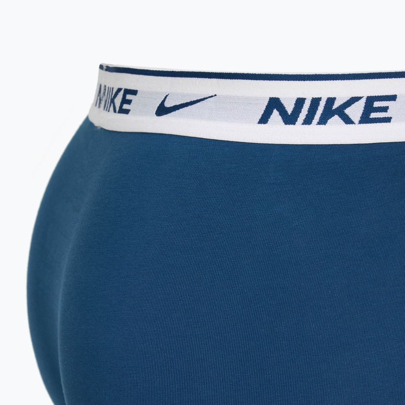Труси чоловічі Nike Everyday Cotton Stretch Trunk 3 пари light armry blue/blue force/white waistband 4