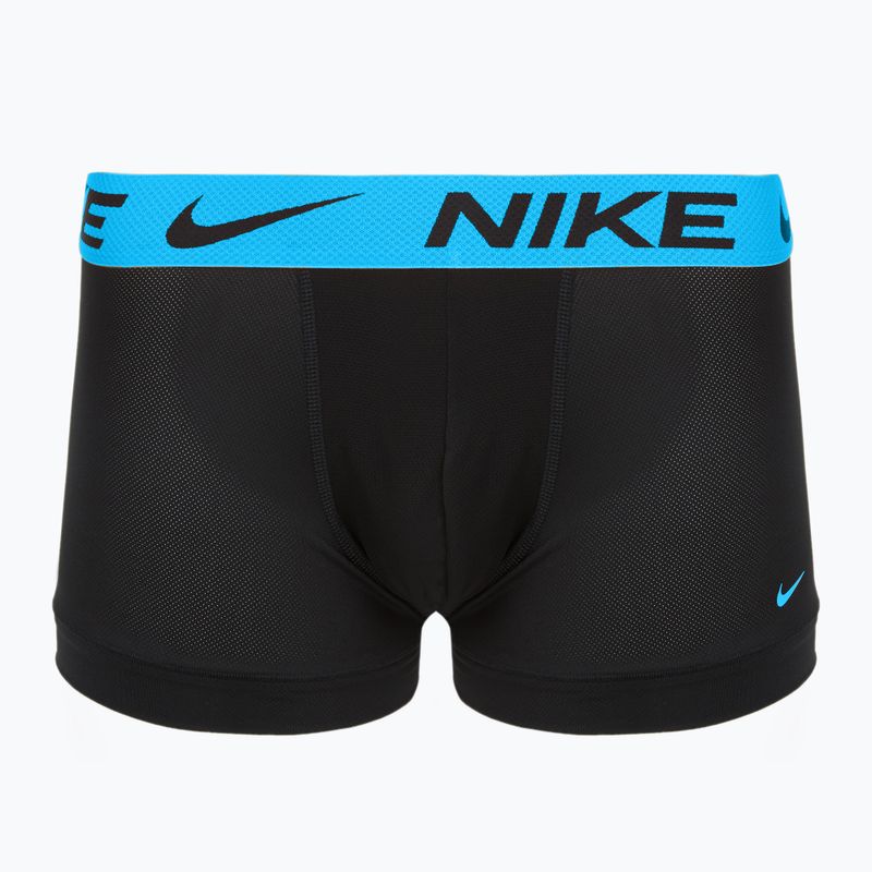 Труси чоловічі Nike Dri-FIT Cotton Trunk 3 пари black mint foam/blue hero/bright ceramic wb 5