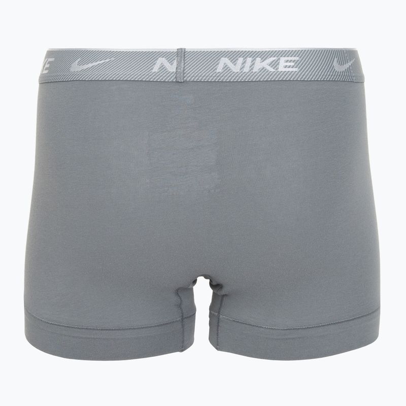 Труси чоловічі Nike Everyday Cotton Stretch Trunk 3 пари black/iron gry/cool grey high shine textured wb 5