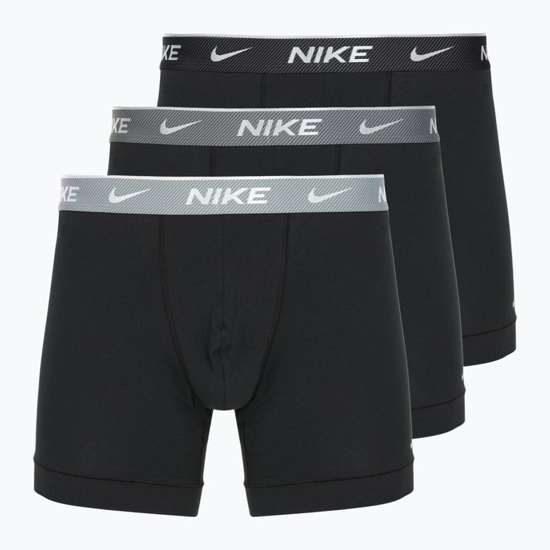 Труси чоловічі Nike Everyday Cotton Stretch 3 пари bi bi/iron grey/clear grey high shine textured wb