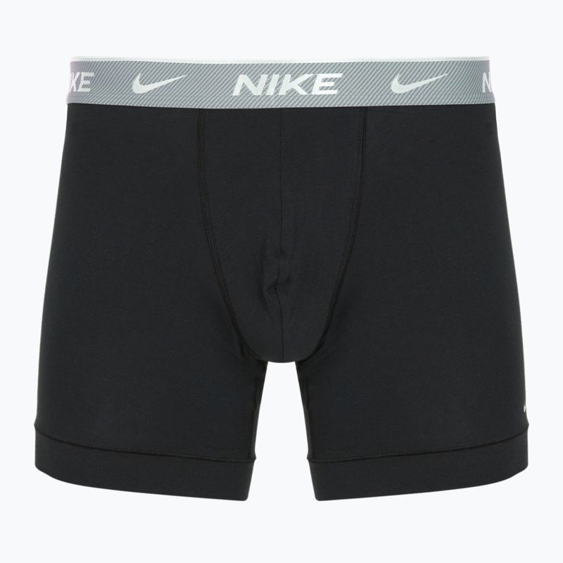 Труси чоловічі Nike Everyday Cotton Stretch 3 пари bi bi/iron grey/clear grey high shine textured wb 2