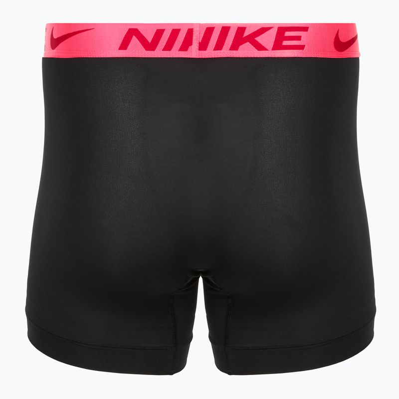 Труси чоловічі Nike Dri-Fit Essential Micro Boxer Brief 3 пари black hyper pink/uni red/black high shine wb 5