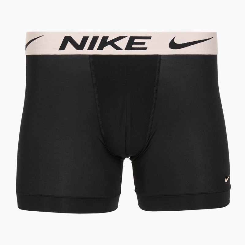 Труси чоловічі Nike Dri-Fit Essential Micro Boxer Brief 3 пари blk washed coral/olive aura/abrtract blue edge wb 2