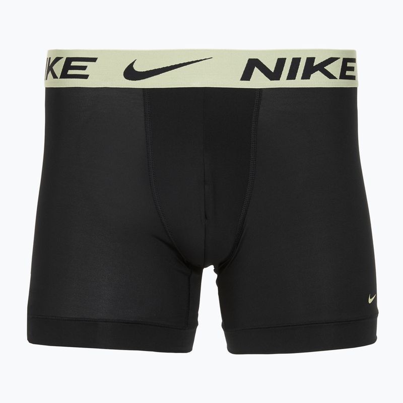 Труси чоловічі Nike Dri-Fit Essential Micro Boxer Brief 3 пари blk washed coral/olive aura/abrtract blue edge wb 3