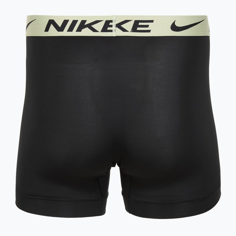 Труси чоловічі Nike Dri-Fit Essential Micro Boxer Brief 3 пари blk washed coral/olive aura/abrtract blue edge wb 5