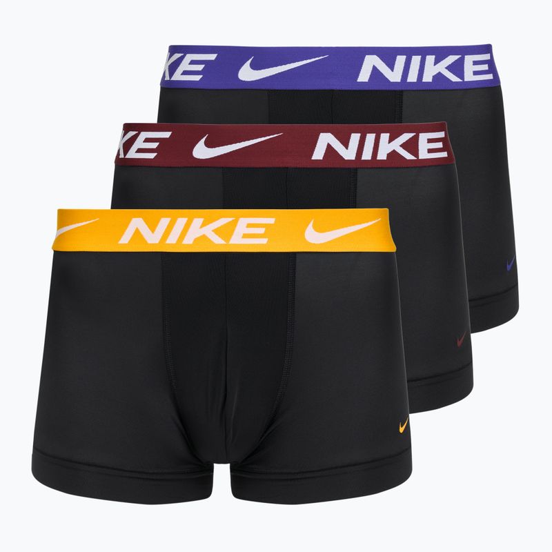 Труси чоловічі Nike Dri-Fit Essential Micro Trunk 3 пари black university gold/deep night/dark team red wb