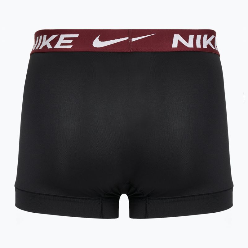 Труси чоловічі Nike Dri-Fit Essential Micro Trunk 3 пари black university gold/deep night/dark team red wb 2