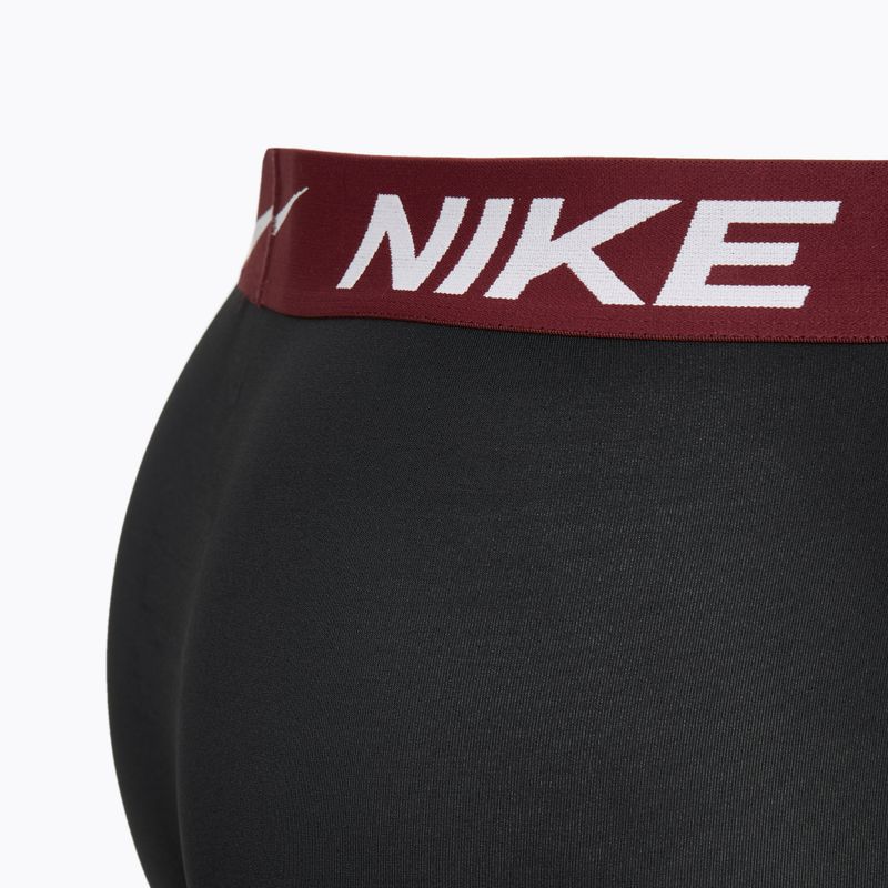 Труси чоловічі Nike Dri-Fit Essential Micro Trunk 3 пари black university gold/deep night/dark team red wb 3