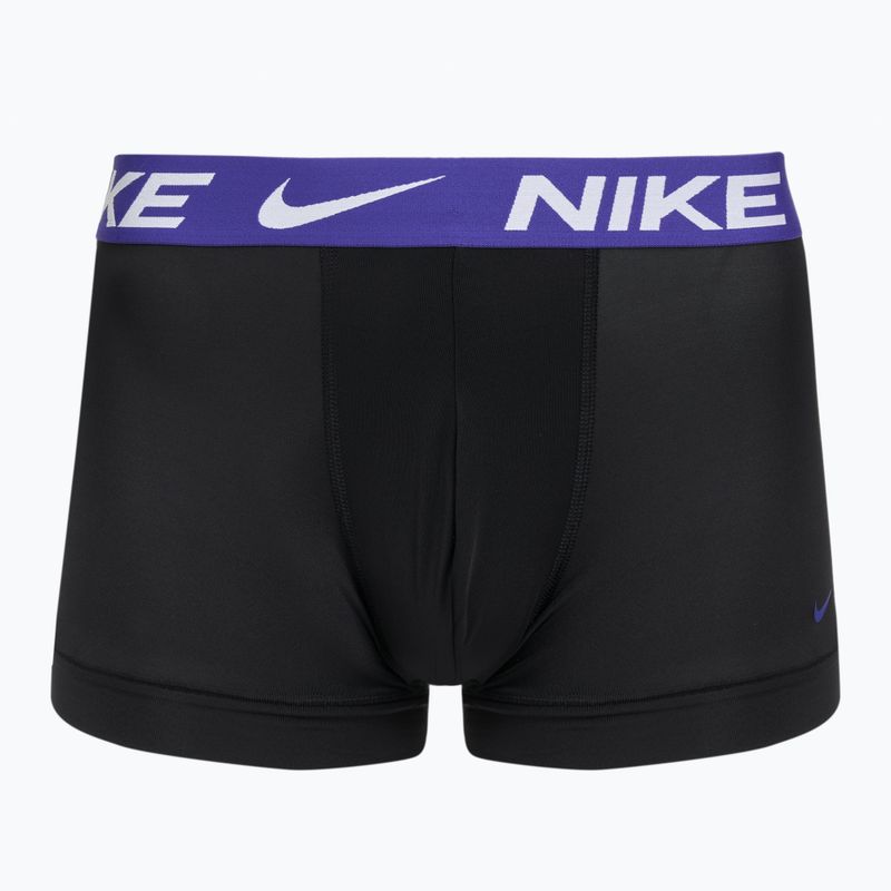Труси чоловічі Nike Dri-Fit Essential Micro Trunk 3 пари black university gold/deep night/dark team red wb 4
