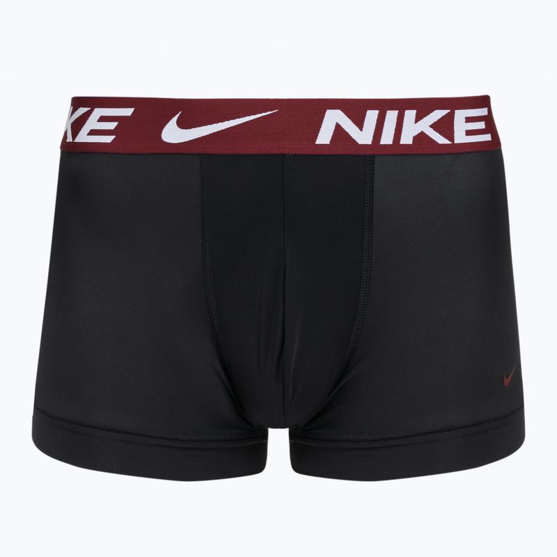 Труси чоловічі Nike Dri-Fit Essential Micro Trunk 3 пари black university gold/deep night/dark team red wb 5