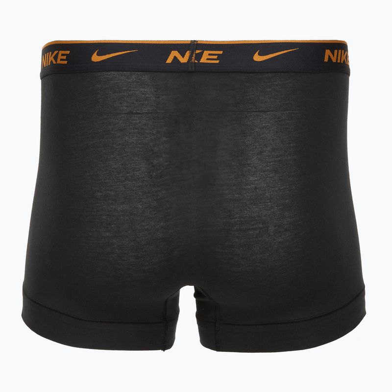 Труси чоловічі Nike Everyday Cotton Stretch Trunk 3 пари black lig crim/des och/deep night logo waistband 5