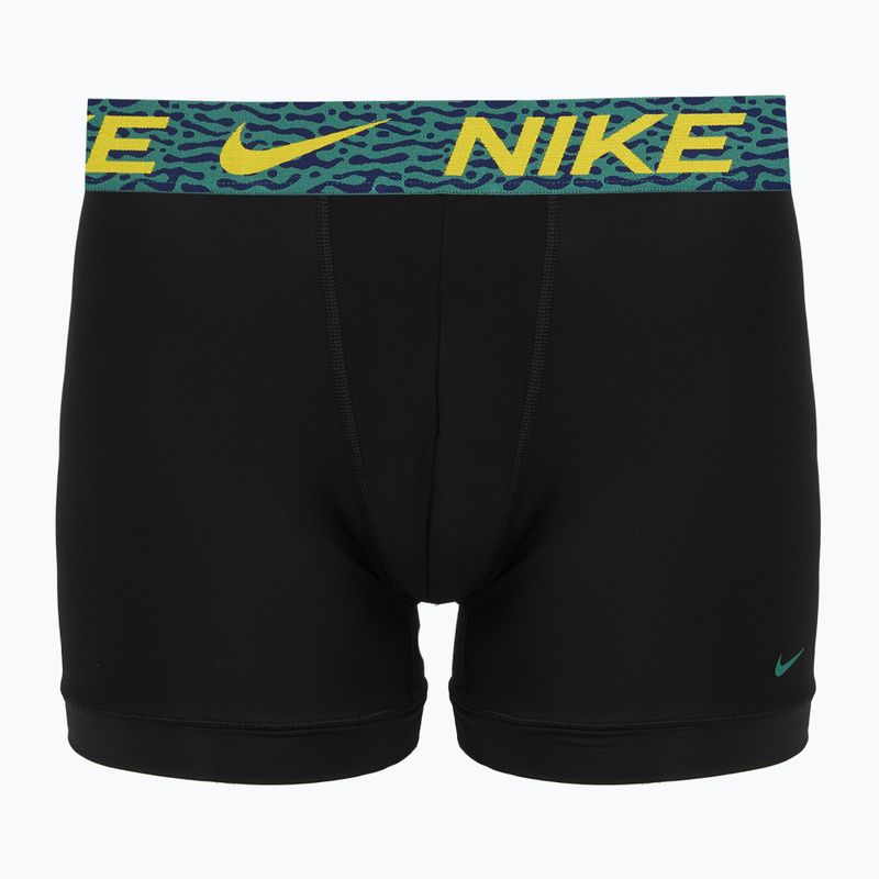 Боксерки чоловічі Nike Dri-Fit Essential Micro 3 pairs blklightcrimson/ brightcitron/evergreenaur 2