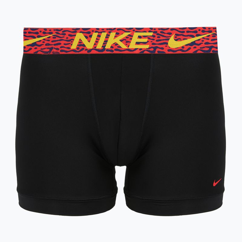 Боксерки чоловічі Nike Dri-Fit Essential Micro 3 pairs blklightcrimson/ brightcitron/evergreenaur 3