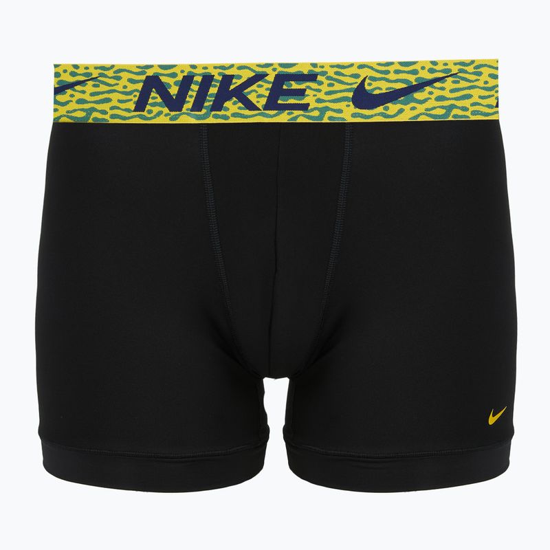 Боксерки чоловічі Nike Dri-Fit Essential Micro 3 pairs blklightcrimson/ brightcitron/evergreenaur 4
