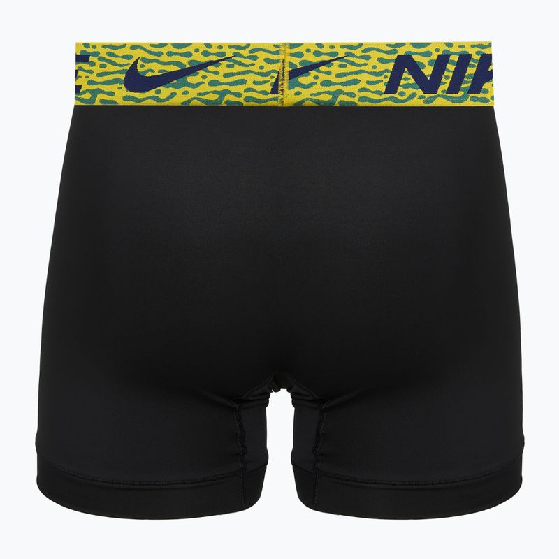 Боксерки чоловічі Nike Dri-Fit Essential Micro 3 pairs blklightcrimson/ brightcitron/evergreenaur 5