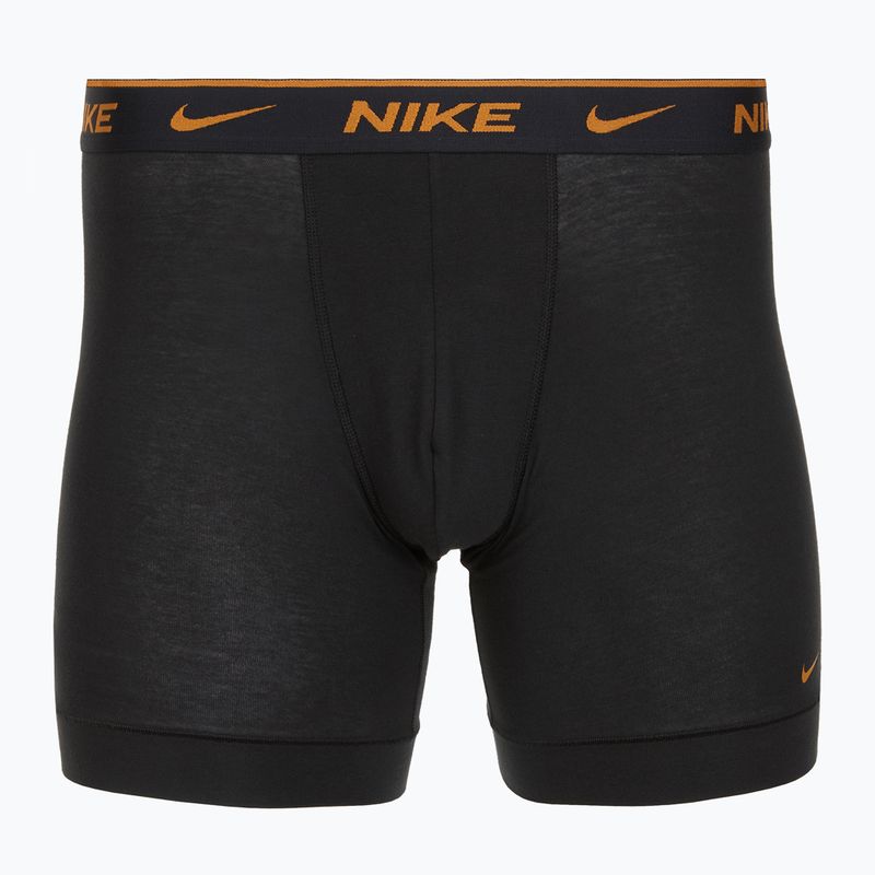 Труси чоловічі Nike Everyday Cotton Stretch 3 пари black light crimsn/desrt ochre/black waistband 4