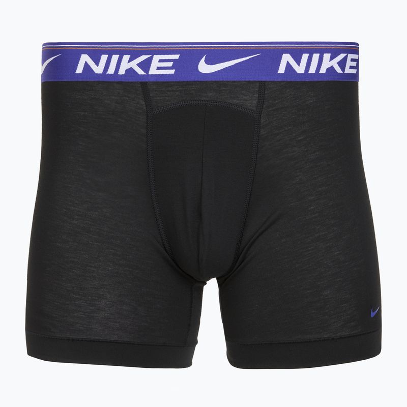 Труси чоловічі Nike Dri-FIT Ultra Comfort 3 пари black evrgreen aura/deep night/black waistband 3
