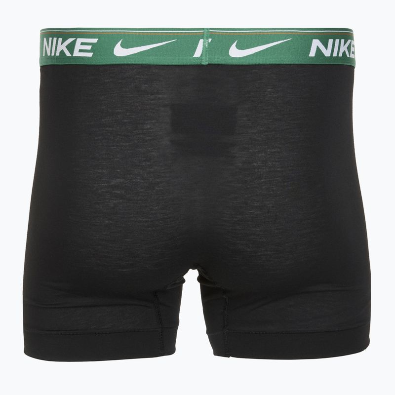 Труси чоловічі Nike Dri-FIT Ultra Comfort 3 пари black evrgreen aura/deep night/black waistband 5