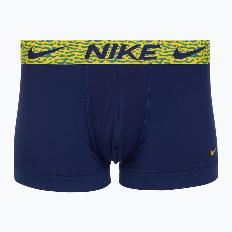 Труси чоловічі Nike Dri-Fit Essential Micro Trunk 3 пари blu void/lgh crim/brht citron/evergrn aura/abst wb 3