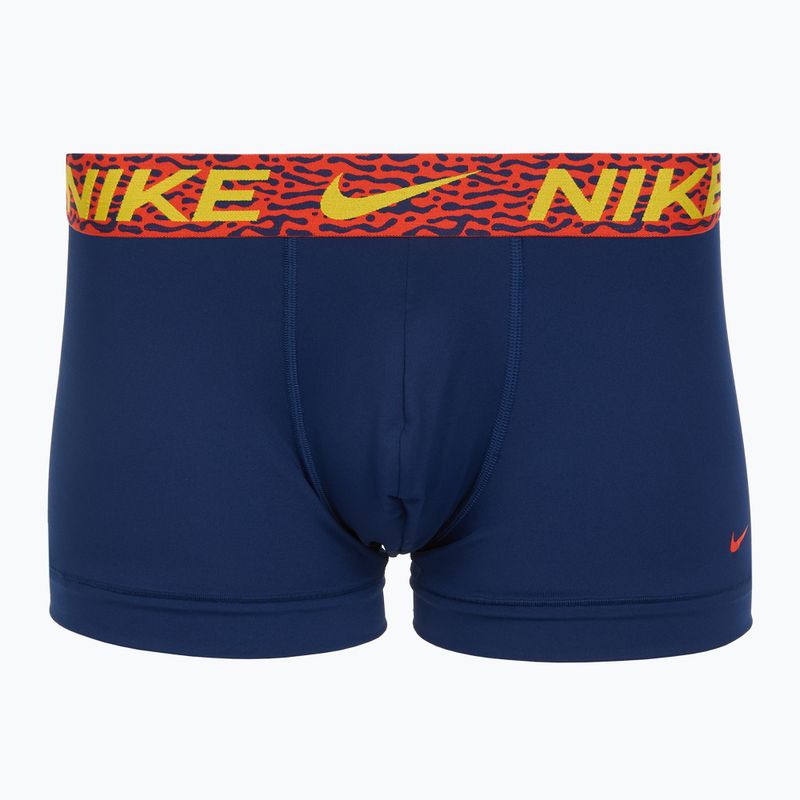 Труси чоловічі Nike Dri-Fit Essential Micro Trunk 3 пари blu void/lgh crim/brht citron/evergrn aura/abst wb 4