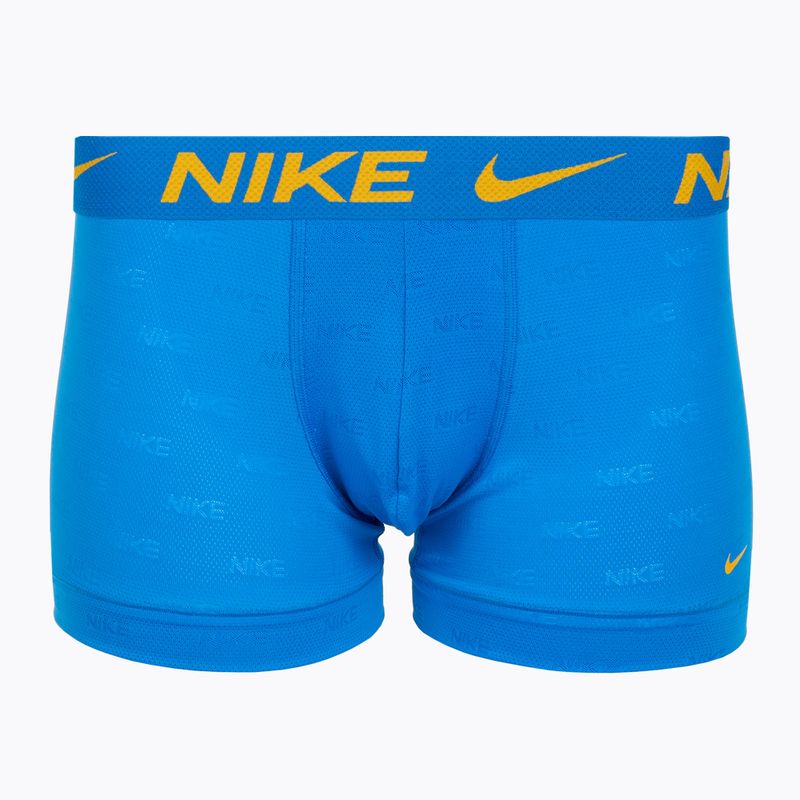 Труси чоловічі Nike Elite Breathe Trunk 3 пари photo blue/midnight navy/black 2