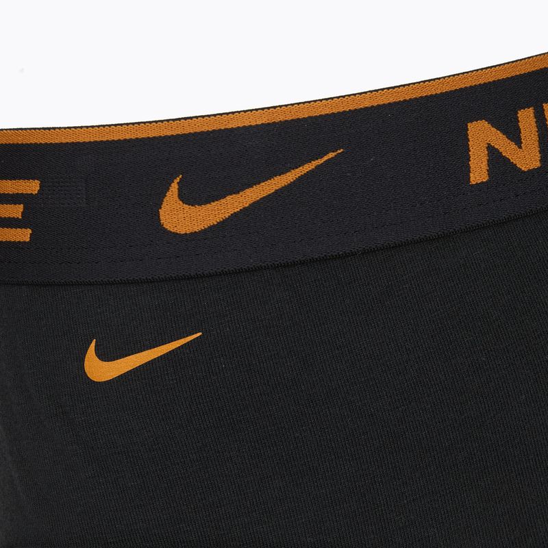 Труси чоловічі Nike Everyday Cotton Stretch Brief 3 пари black light crimson/desert ochre/black wb 6