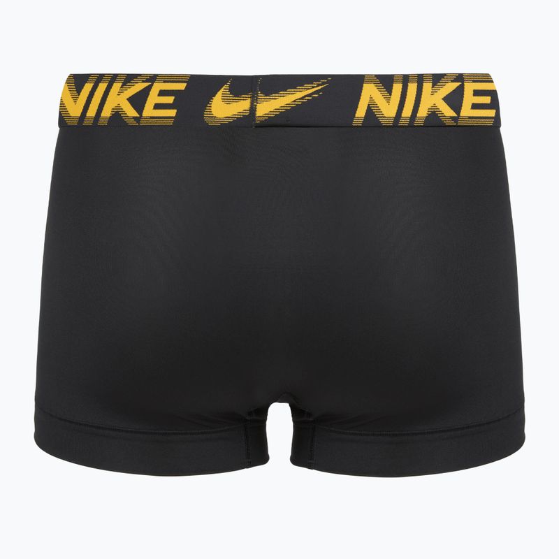Труси чоловічі Nike Dri-Fit Essential Micro Trunk 3 пари black/game royal/malachite/un gold/zoom wb 3