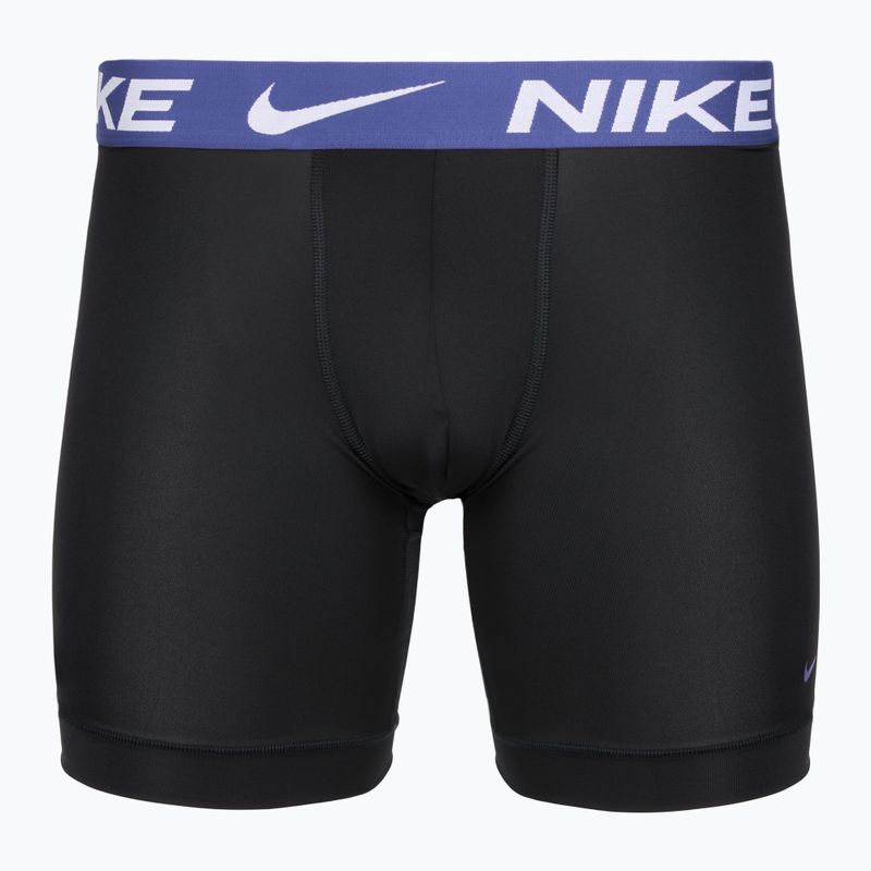 Труси чоловічі Nike Essential Micro 3 пари black/sapphire/wolf grey/team crimson 2