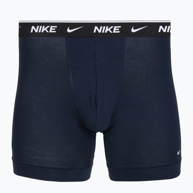 Боксерки чоловічі Nike Cotton Stretch Boxer Brief black/blue/navy 3