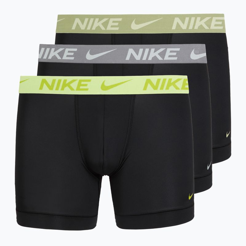 Боксерки чоловічі Nike Dri-Fit Essential Micro 3 pack folkstone gray